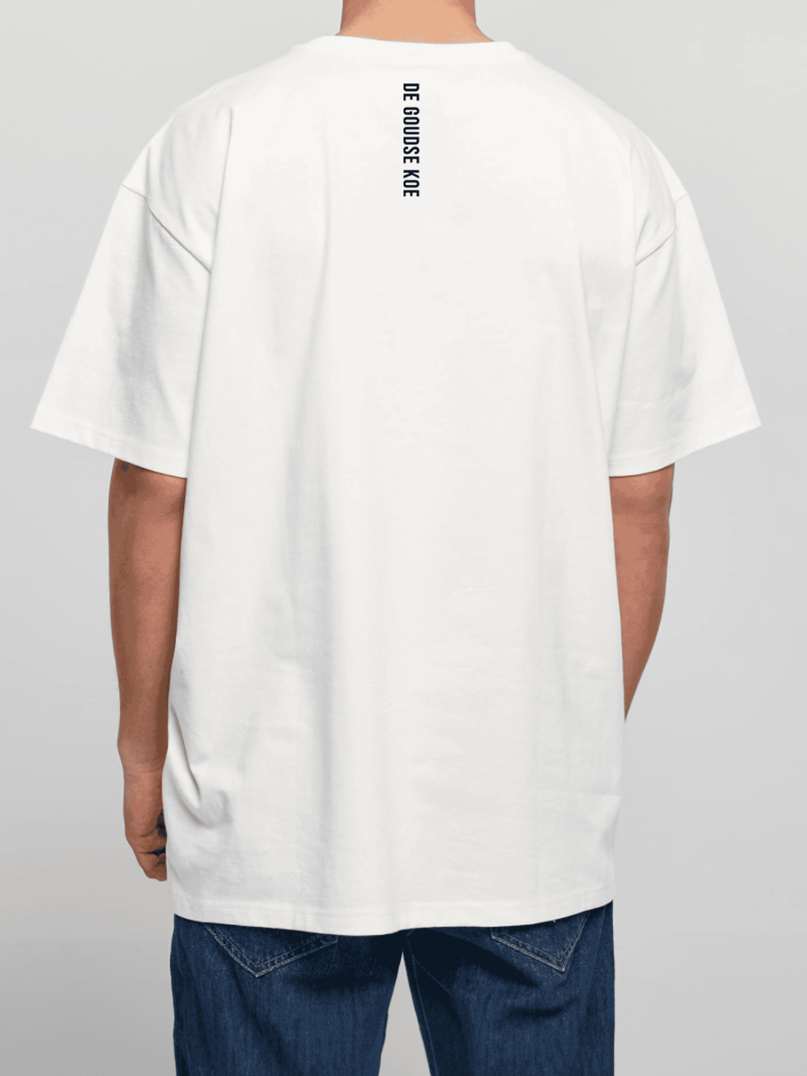 T-shirt Wit - Achterkant